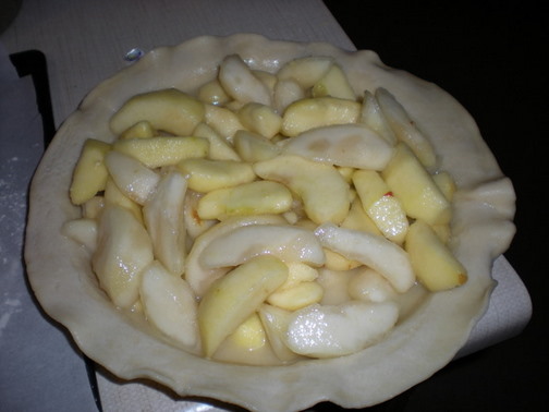 Apple Pear White Wine Pie